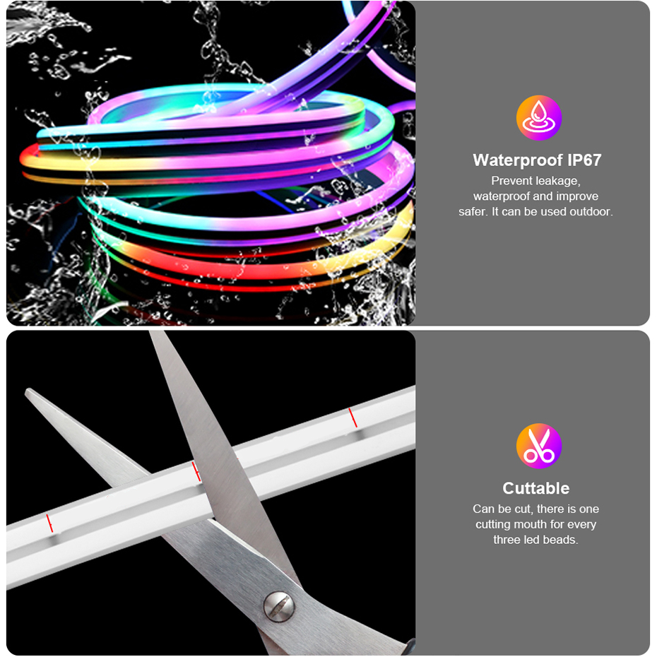 12V RGBIC LED Neon Light Strip - Decor Lighting Uk review and price