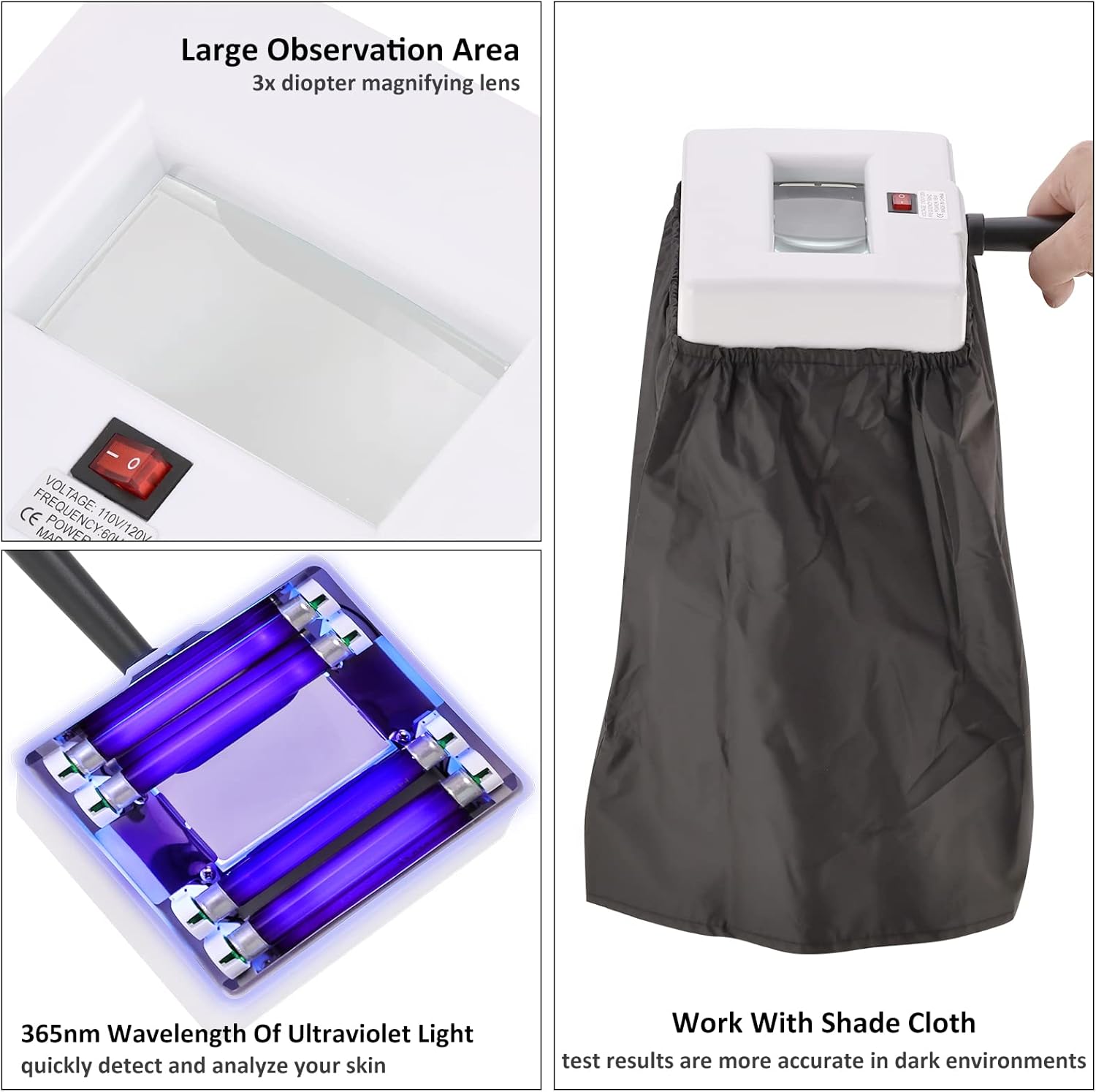 Woods Lamp Skin Analyzer,Magni - Lighting Jockey review and price