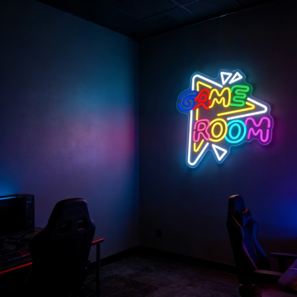 GAME ROOM LED Neon Sign Dimmab - Bedroom Lighting Decor Ideas review and price