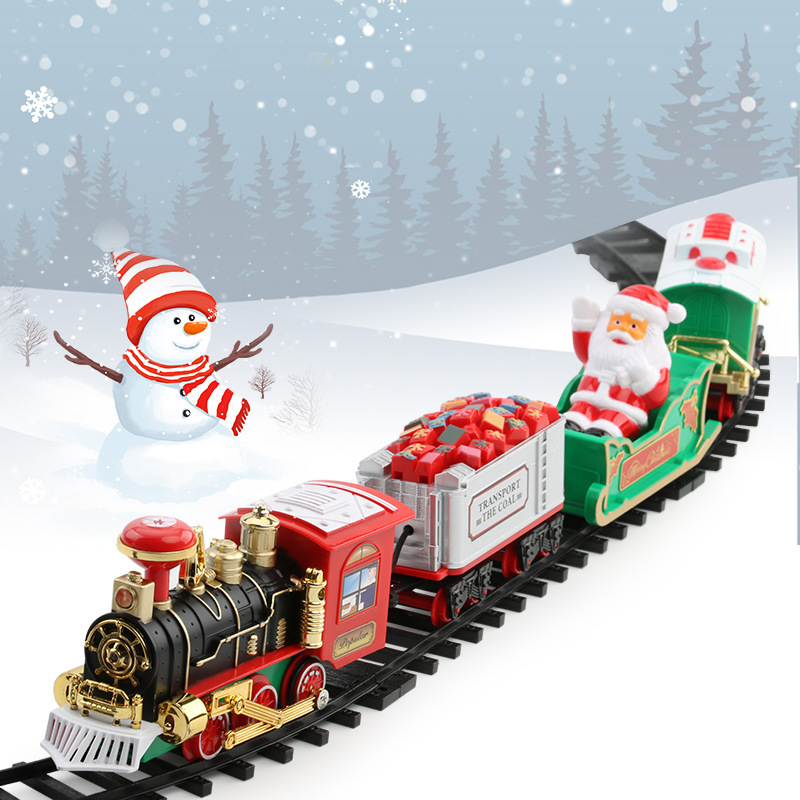 Electric Christmas Train Set M - Lighting Tree Decor review and price