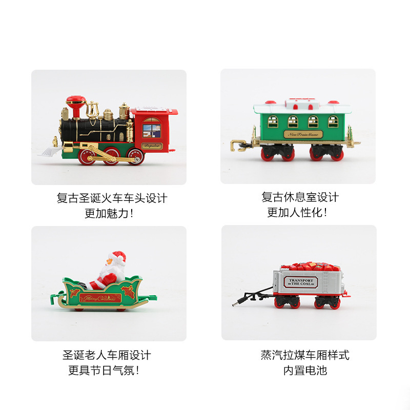 Electric Christmas Train Set M - Lighting Tree Decor review and price