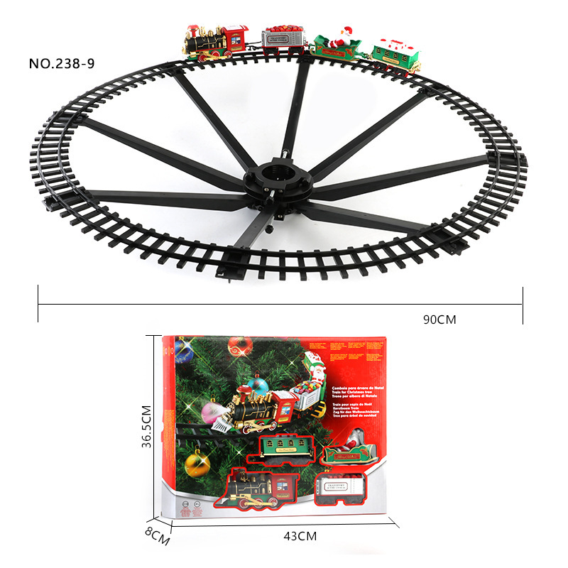 Electric Christmas Train Set M - Lighting Tree Decor review and price