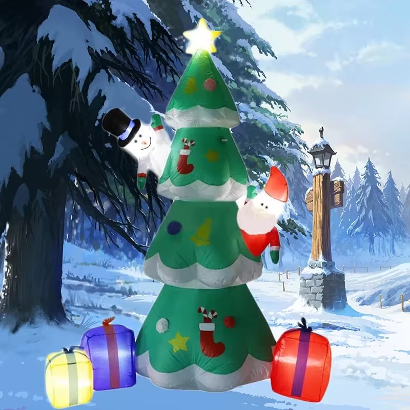 For 7FT Christmas Tree Inflata - Decor Lighting Uk review and price