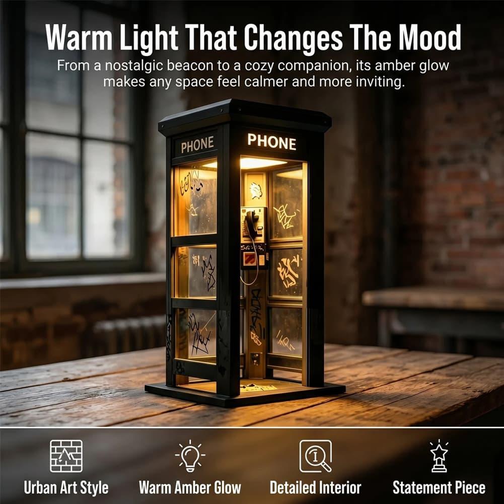 Vintage London Telephone Booth - Lighting Decoration For Home review and price