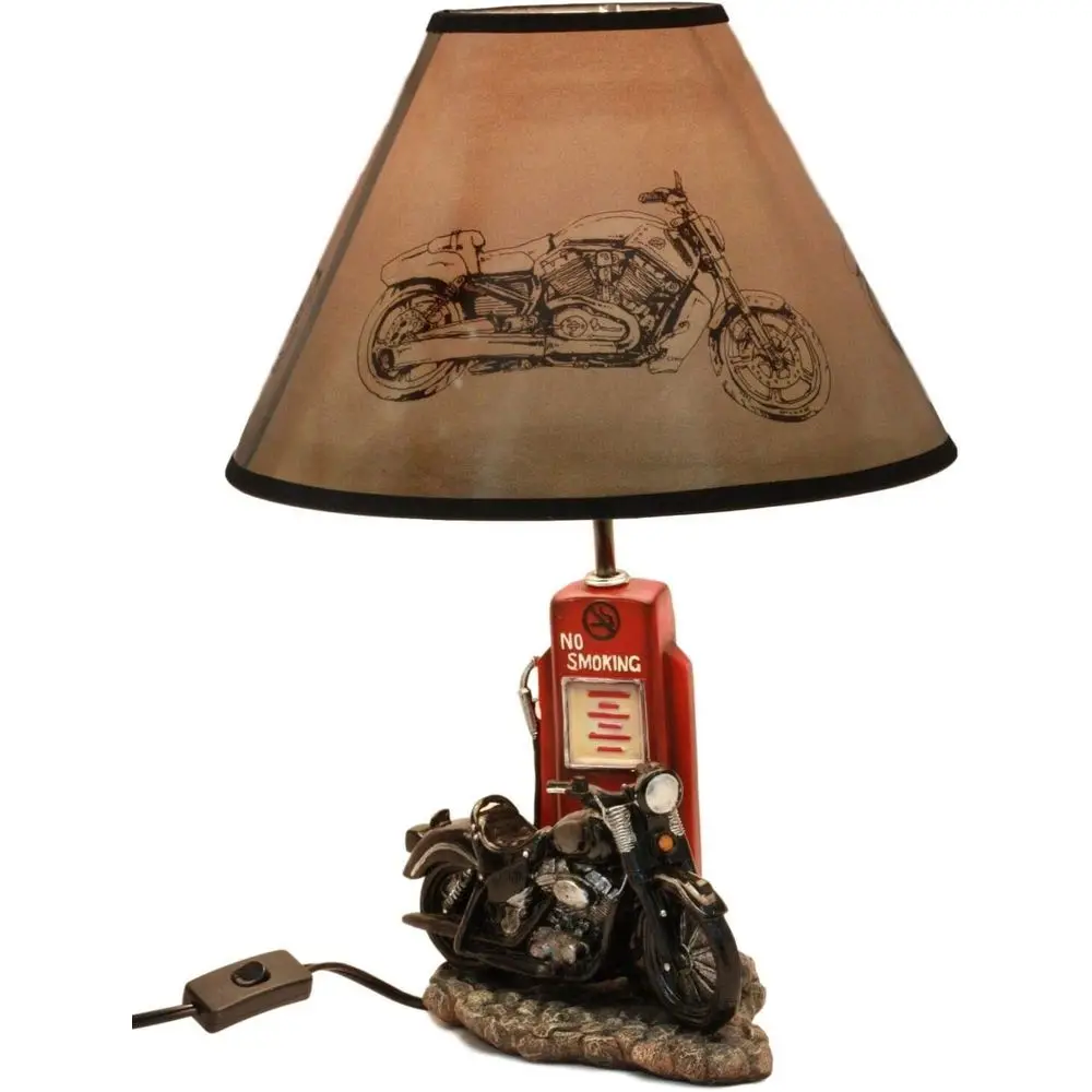 Vintage Retro Black Motorcycle - Lighting Decoration For Home review and price