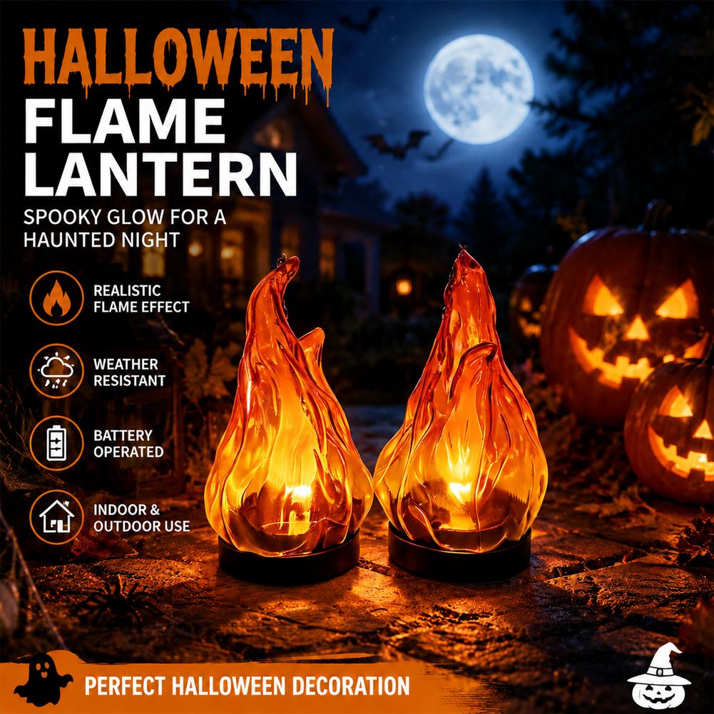 Solar Flame Hanging Lantern Li - Lighting Decor Outdoor review and price
