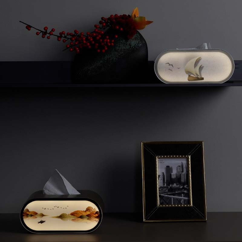 LED Night Light Tissue Box wit - Bedroom Lighting Decor Ideas review and price