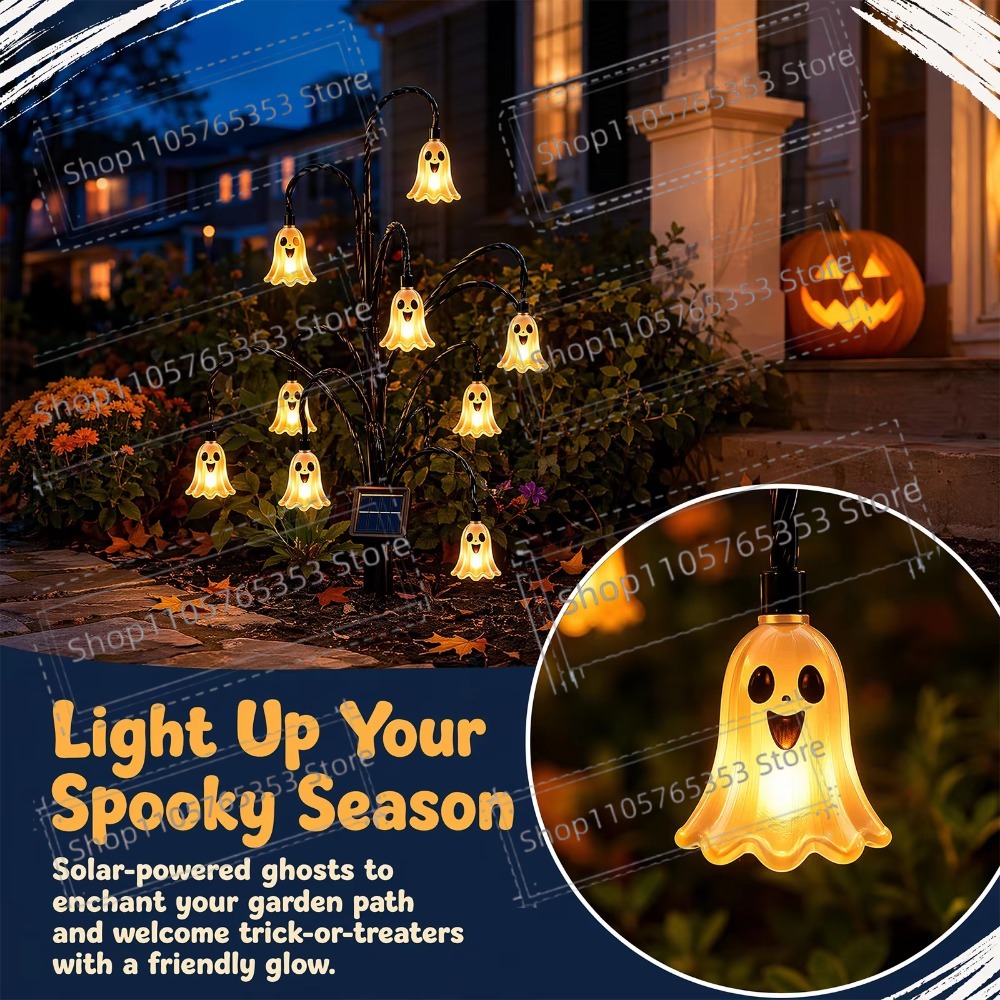 Halloween Solar Lantern Outdoo - Lighting Tree Decor review and price