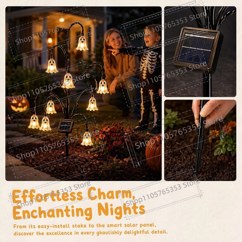 Halloween Solar Lantern Outdoo - Lighting Tree Decor review and price