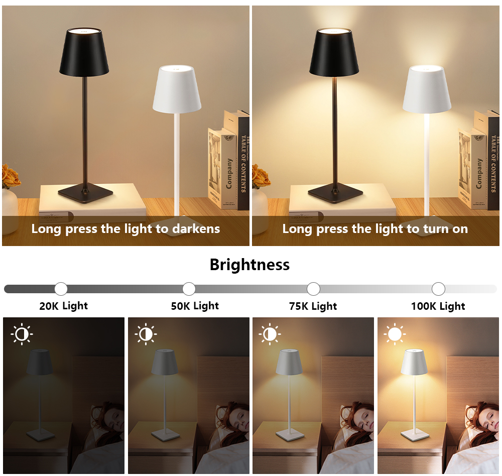 LED Rechargeable Desk Light Wi - Lighting Decoration In Bedroom review and price