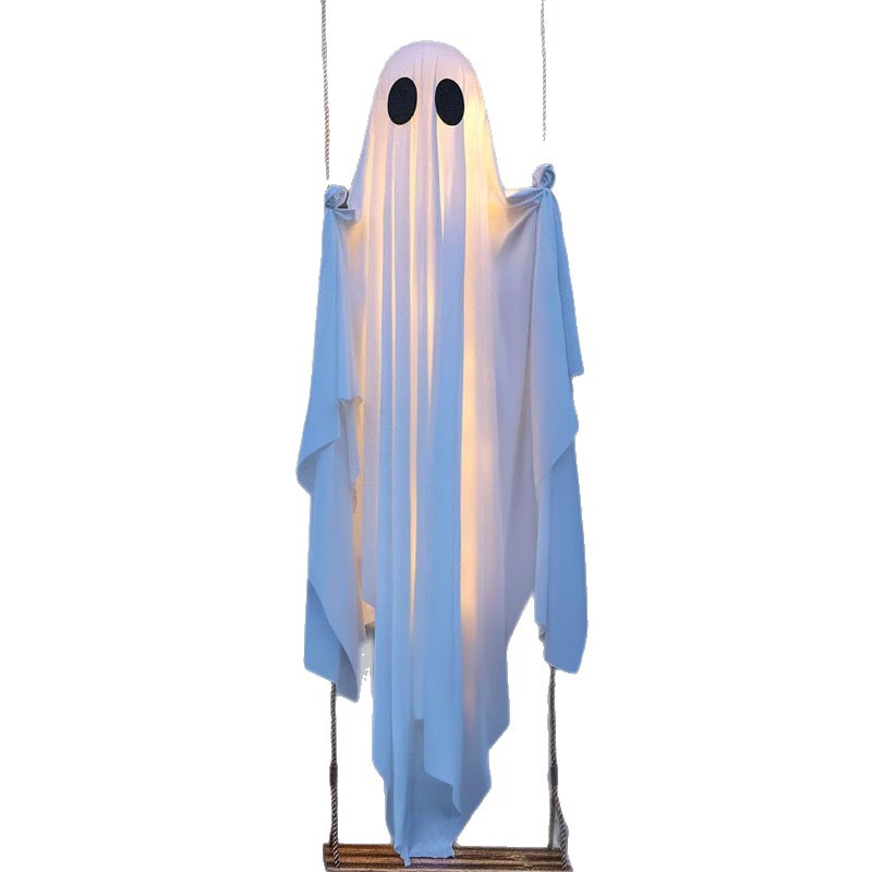 Hanging Swing Ghost Halloween  - Lighting Tree Decor review and price