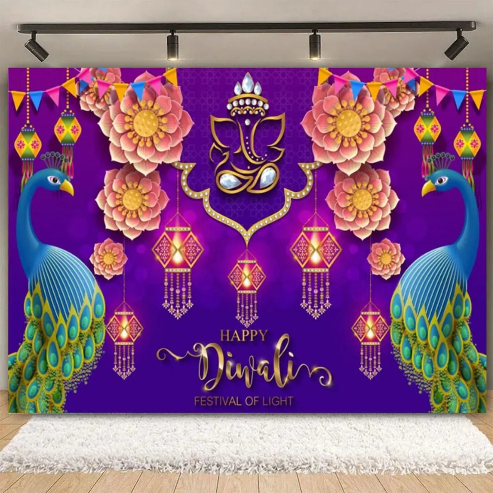 Happy Diwali Festival Backdrop - Lighting Decoration For Diwali review and price